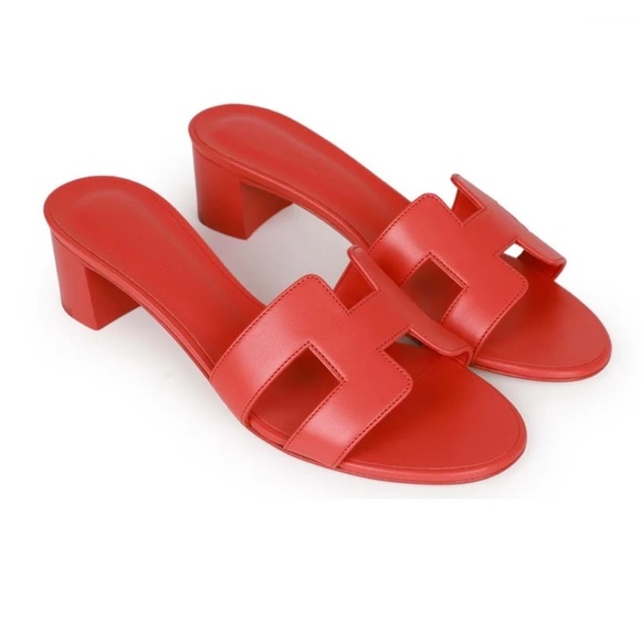 Hermès Oasis Sandals Rose Jaipur Calfskin - Picture 4 of 7